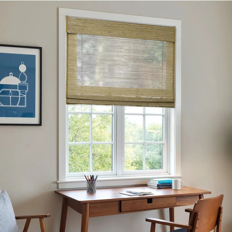 Rae Natural Ramie Bamboo Woven Blinds - Series P?-TWOPAGES CURTAINS