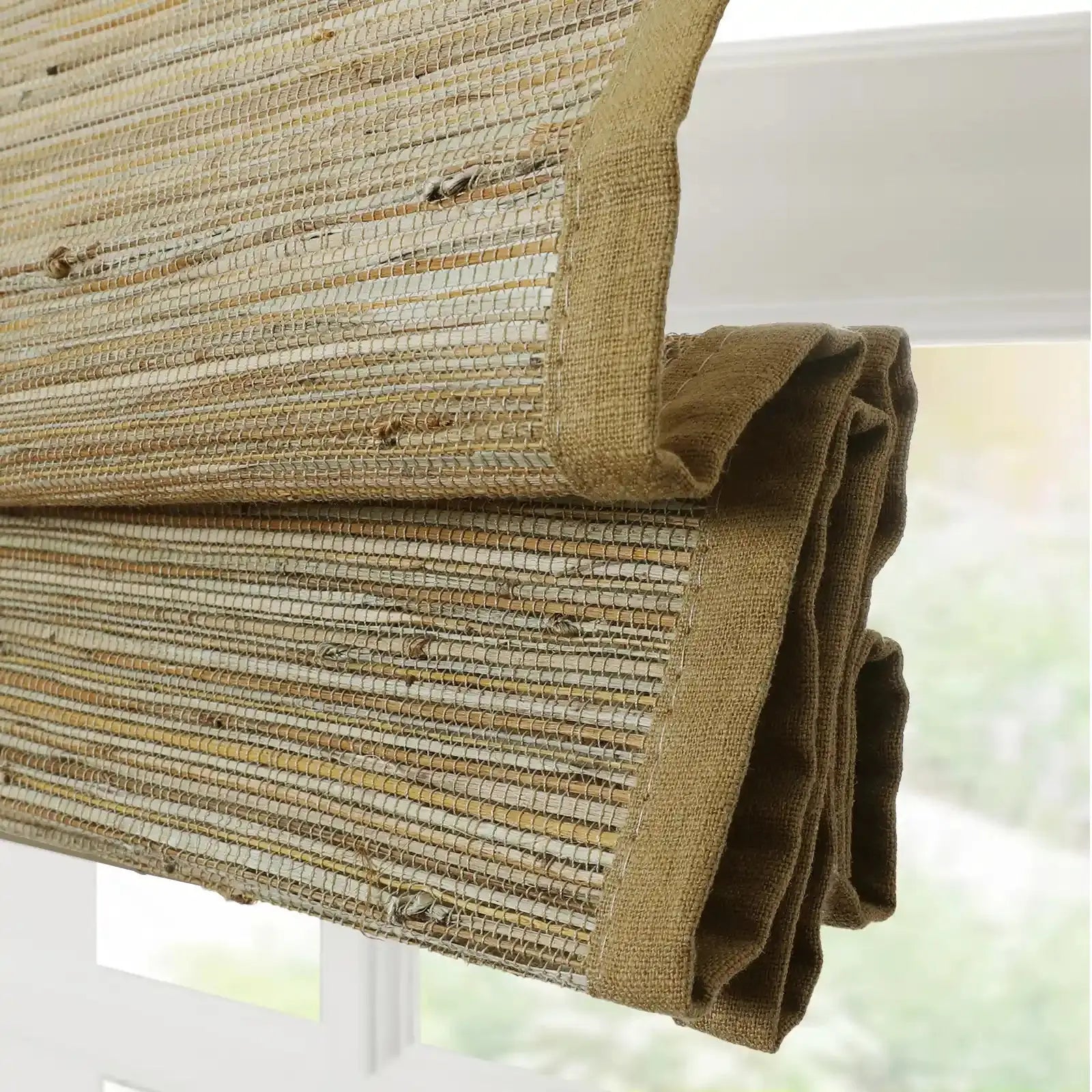 Rae Natural Ramie Bamboo Woven Blinds - Series P-?-TWOPAGES CURTAINS