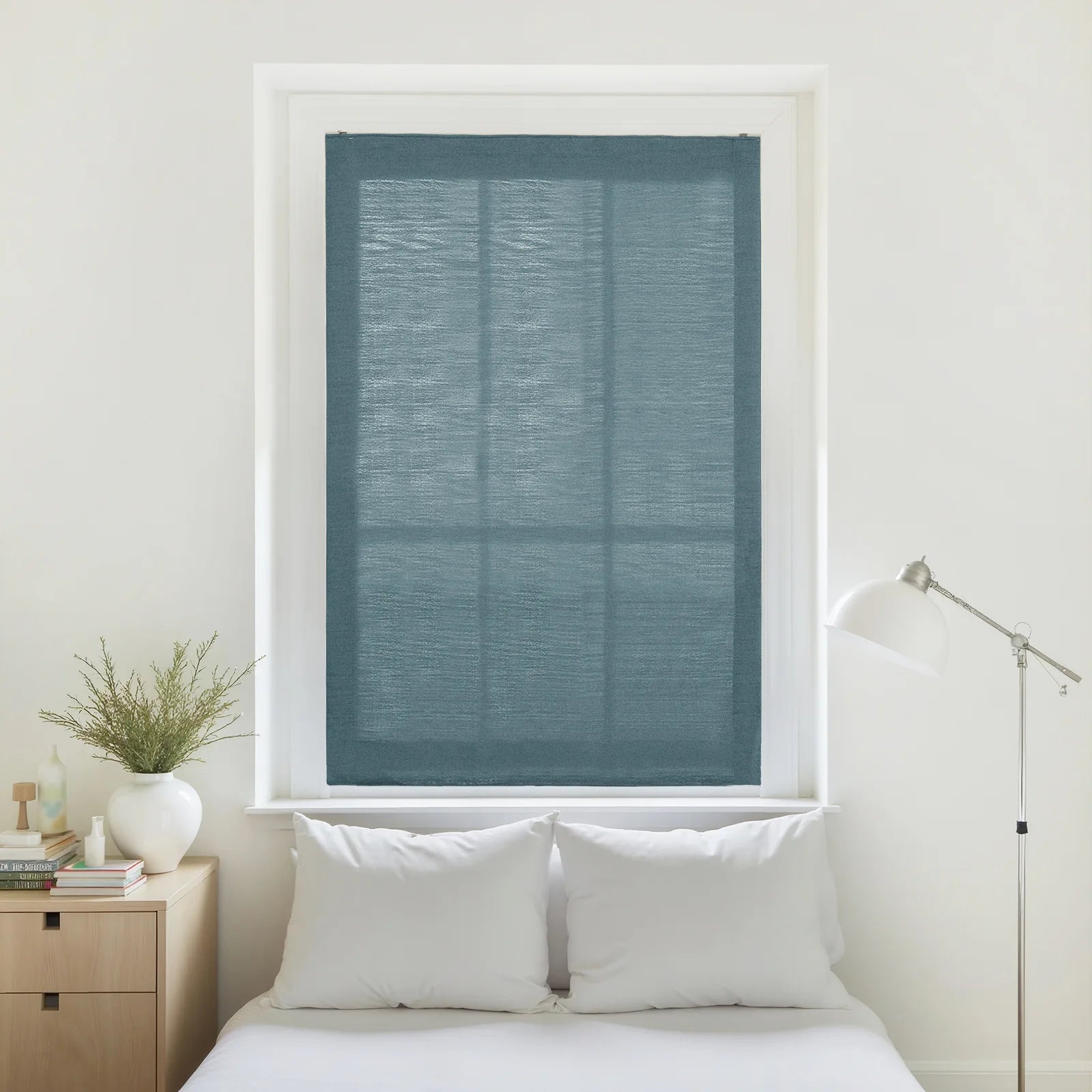 Liz Linen Relaxed Roman Blind Cord Lift