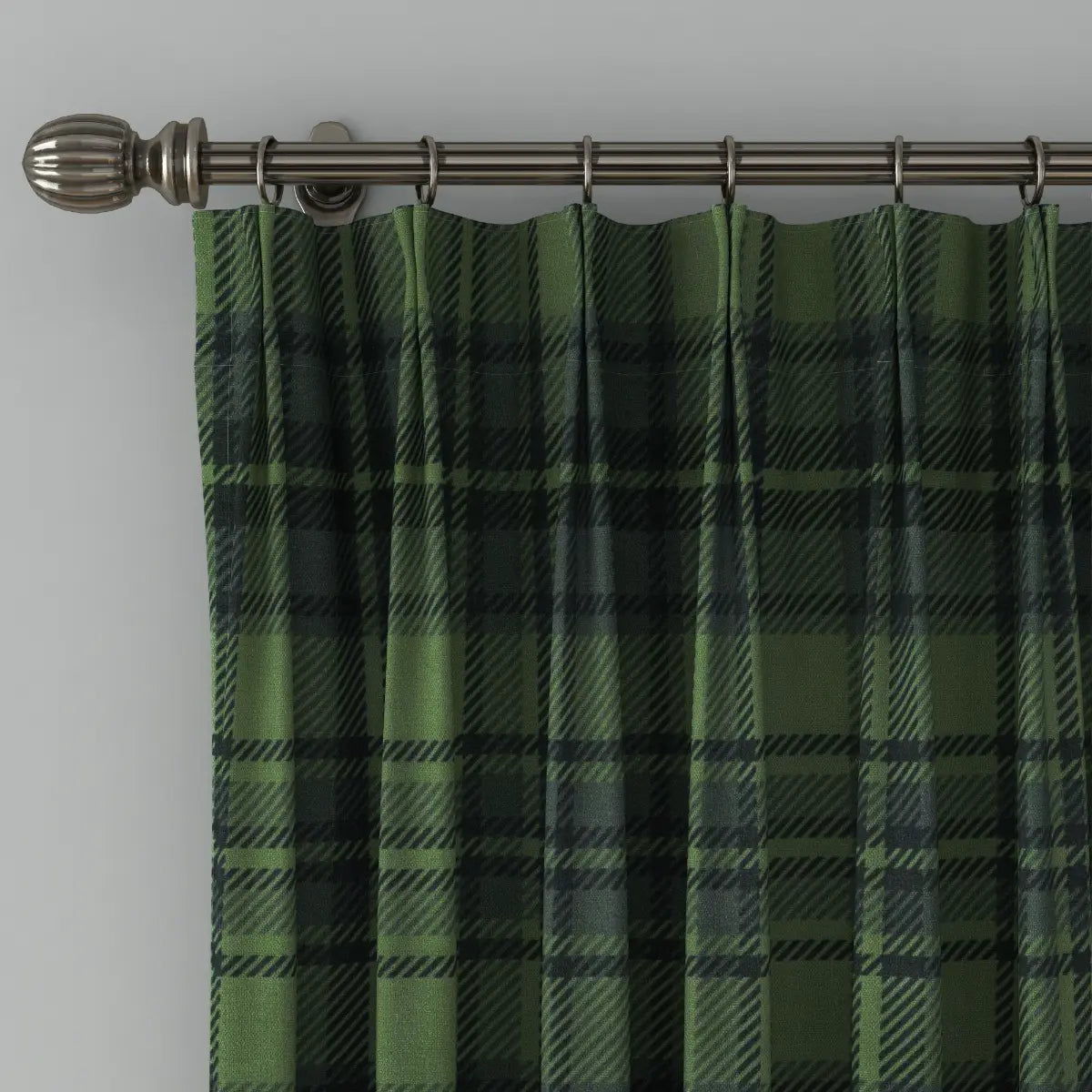Sara Le Print Linen Cafe Curtains Pleated?-TWOPAGES
