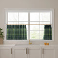 Sara Le Print Linen Pleated Cafe Curtains?-TWOPAGES