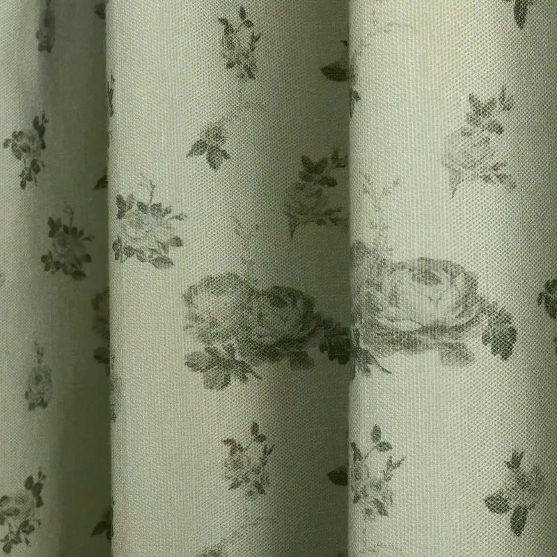 MS. MAVERICK MUSE x TWOPAGES Pastoral Printed Linen Cotton Pleated Curtains