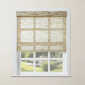 Rae Natural Jute Woven Wood Roller Blinds Cordless-?-TWOPAGES