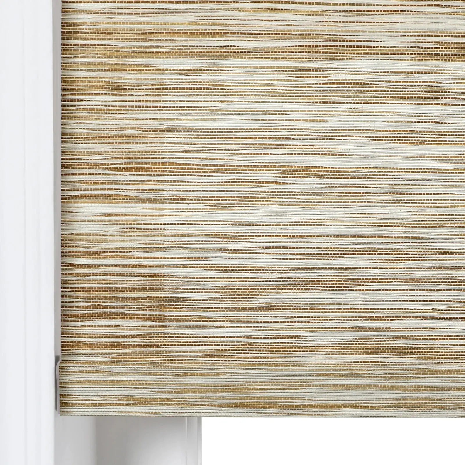 Rae Natural Jute Woven Wood Roller Blinds Cordless-?-TWOPAGES