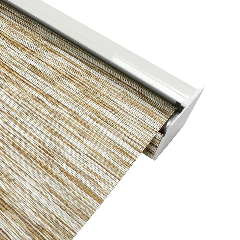 Rae Natural Jute Woven Wood Roller Blinds Cordless-?-TWOPAGES