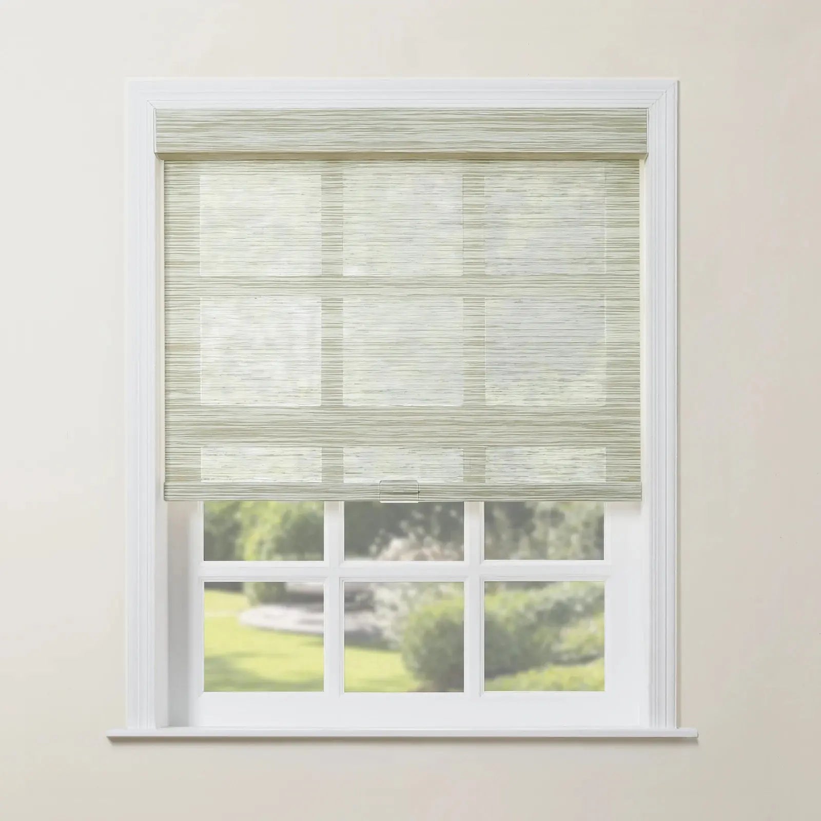 Rae Natural Jute Woven Wood Roller Blinds Cordless-?-TWOPAGES