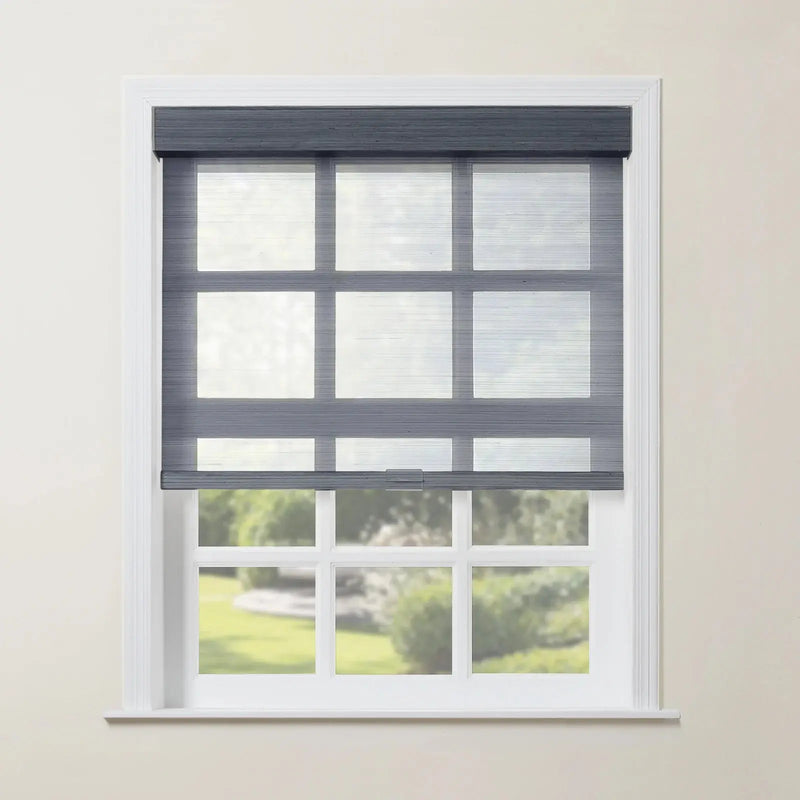Rae Natural Jute Woven Wood Roller Blinds Cordless-?-TWOPAGES