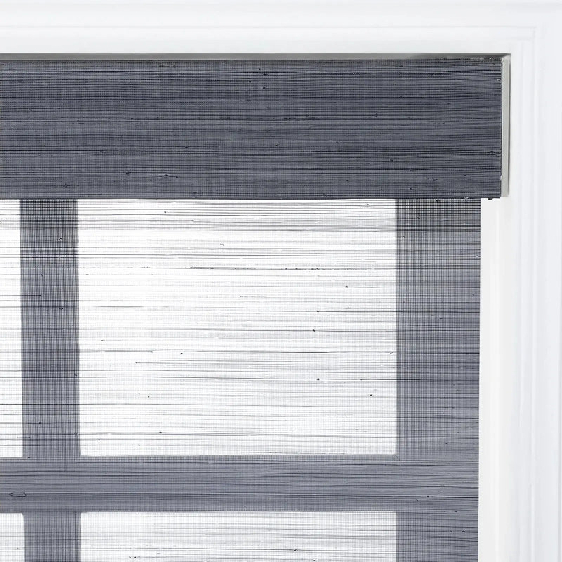 Rae Natural Jute Woven Wood Roller Blinds Cordless-?-TWOPAGES