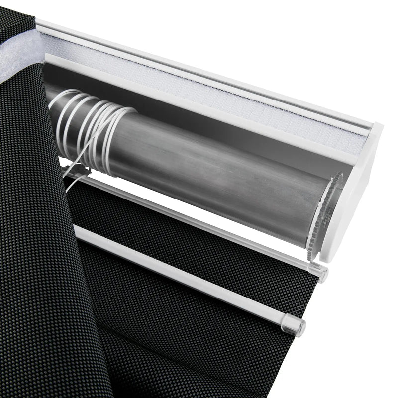 Alvin Motorized Sheer Room Darkening Roman Blind?-TWOPAGES