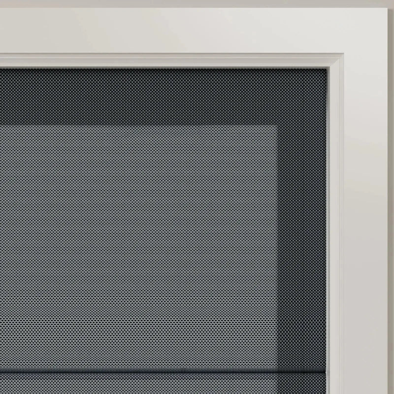 Alvin Motorized Sheer Room Darkening Roman Blind?-TWOPAGES