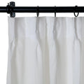 Florida Embossed White Semi Sheer Curtain Pleated?-TWOPAGES