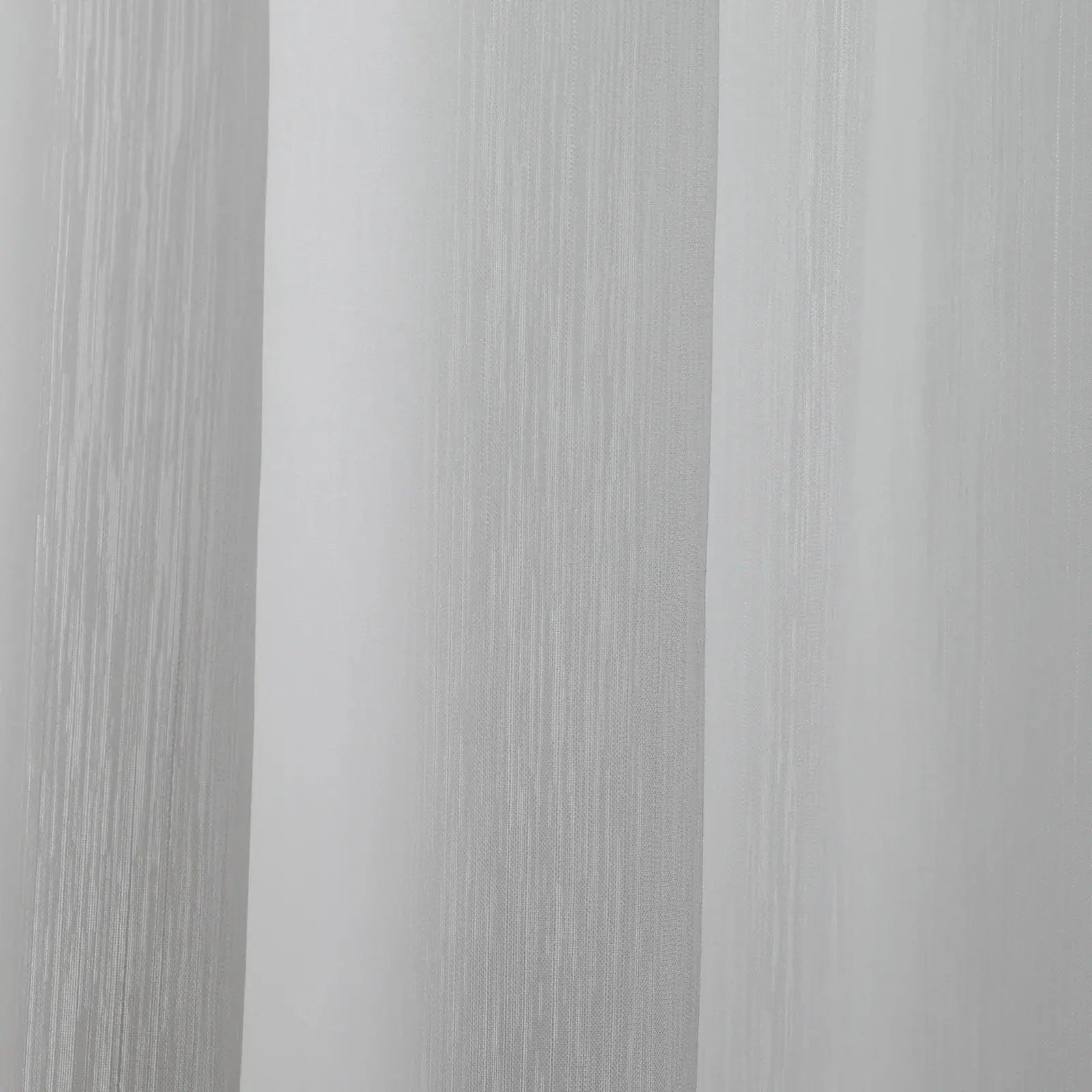 Florida Embossed White Semi Sheer Curtain Pleated?-TWOPAGES