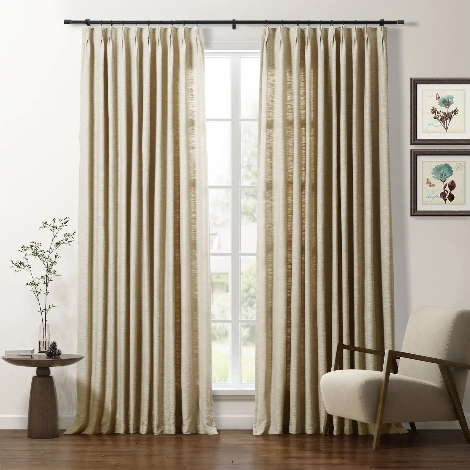 Cotton Blend Drapery Pleated | Cloe TWOPAGES