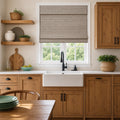 Rae Natural Ramie Flax Woven Wood Blinds - Series C