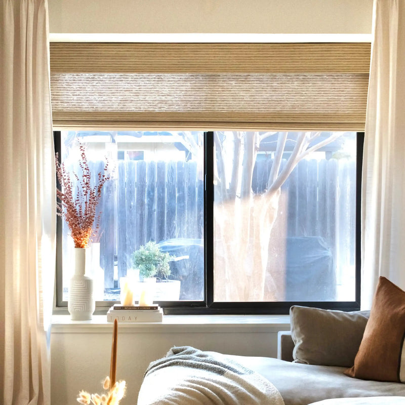 Rae Natural Ramie Flax Woven Wood Blinds - Series C-?-TWOPAGES CURTAINS