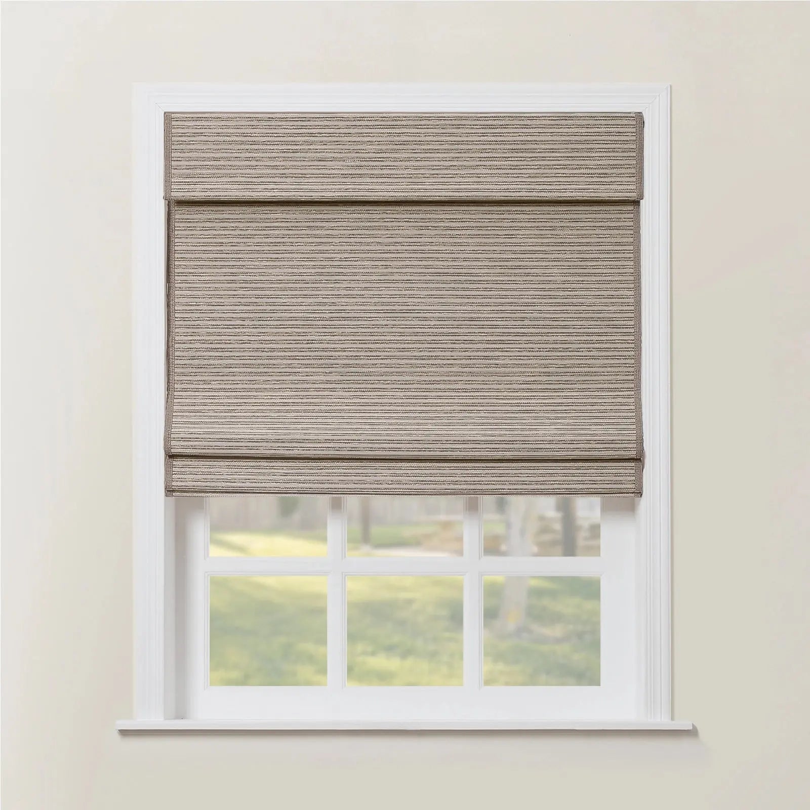 Rae Natural Ramie Flax Woven Wood Blinds - Series C-?-TWOPAGES CURTAINS