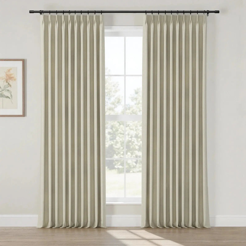 Lila 100% Blackout Drape Pleated?-TWOPAGES