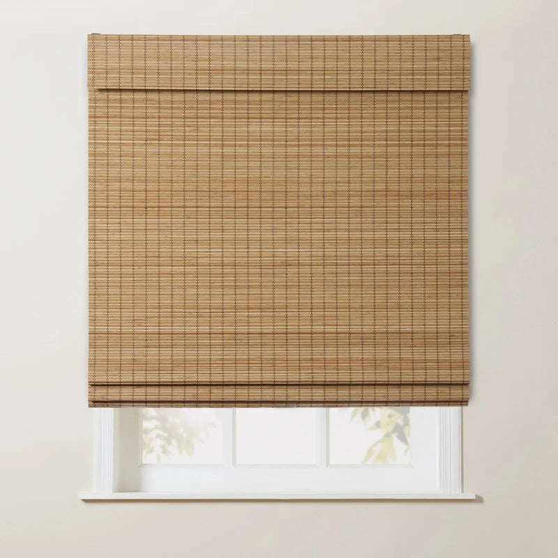 Sybil Bamboo Roman Blind Cordless-?-TWOPAGES CURTAINS