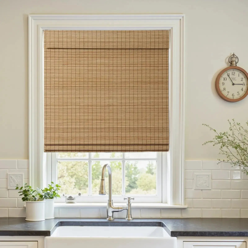 Sybil Bamboo Roman Blind Cordless?-TWOPAGES CURTAINS