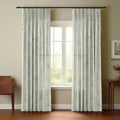 Holly Floral Pattern Boho Style Curtain Pleated?-TWOPAGES
