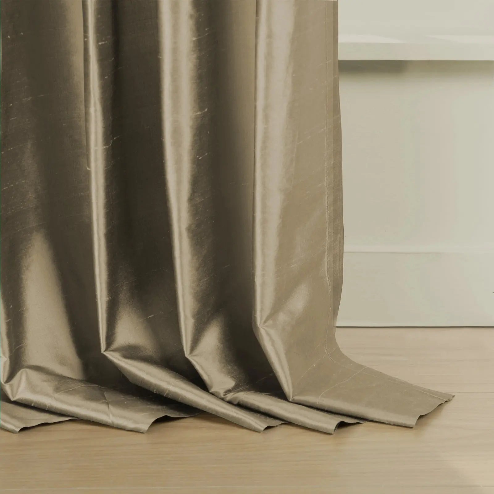 Selman Dupioni Silk Curtain Pleated-?-TWOPAGES
