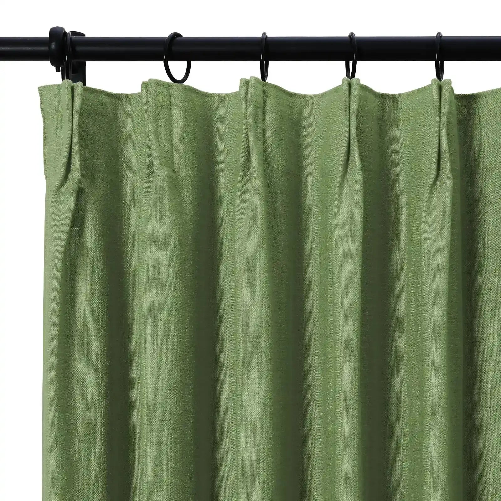 Isabella Heavyweight Cotton Curtain Pleated-?-TWOPAGES
