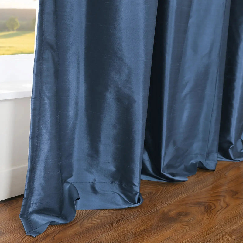 Selman Dupioni Silk Curtain Pleated?-TWOPAGES