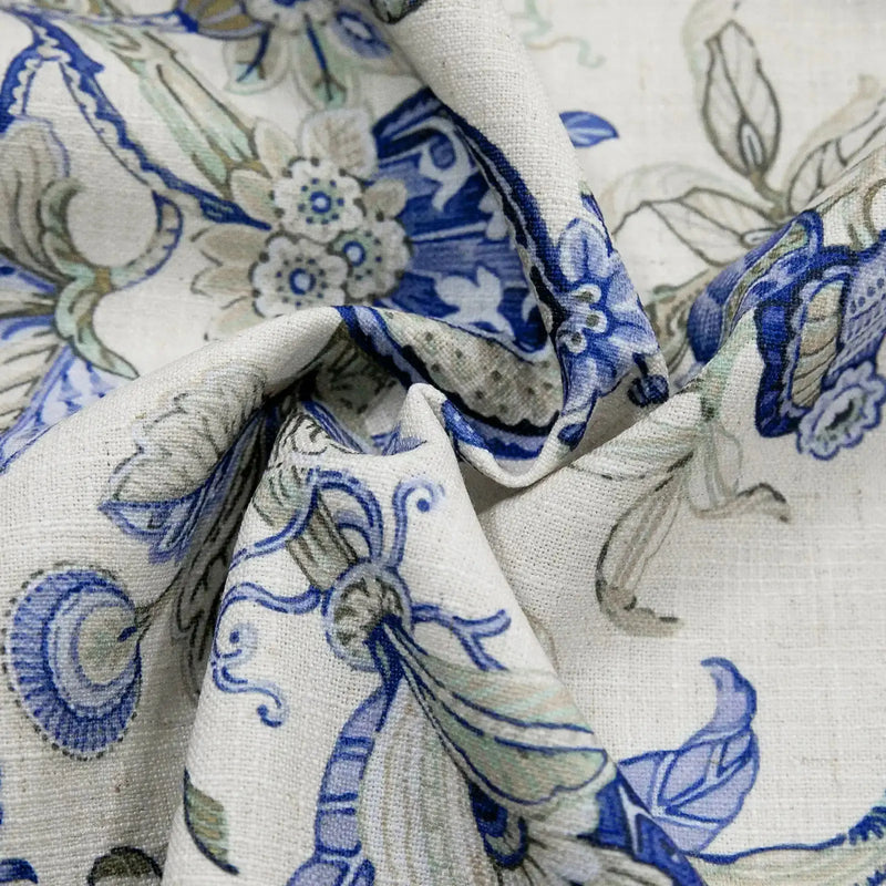 Holly Country Floral Drapery Pleated (102 inches Length Limit)?-TWOPAGES
