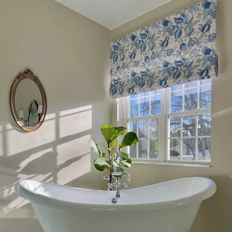 Holly Botanical Boho Roman Shade Cordless- -TWOPAGES