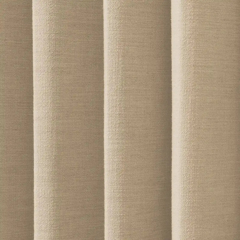 Isabella Heavyweight Cotton Curtain Pleated-?-TWOPAGES