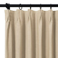 Isabella Heavyweight Cotton Curtain Pleated-?-TWOPAGES