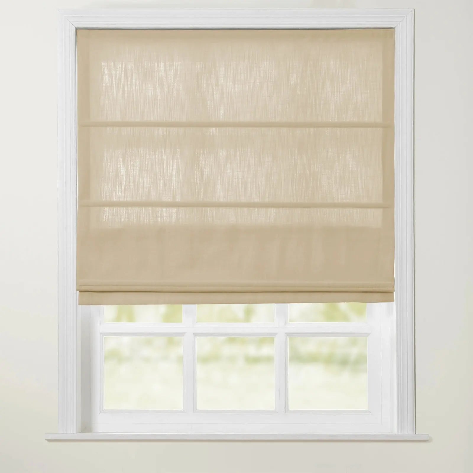 Isabella Cotton Roman Shade Cord Lift- -TWOPAGES