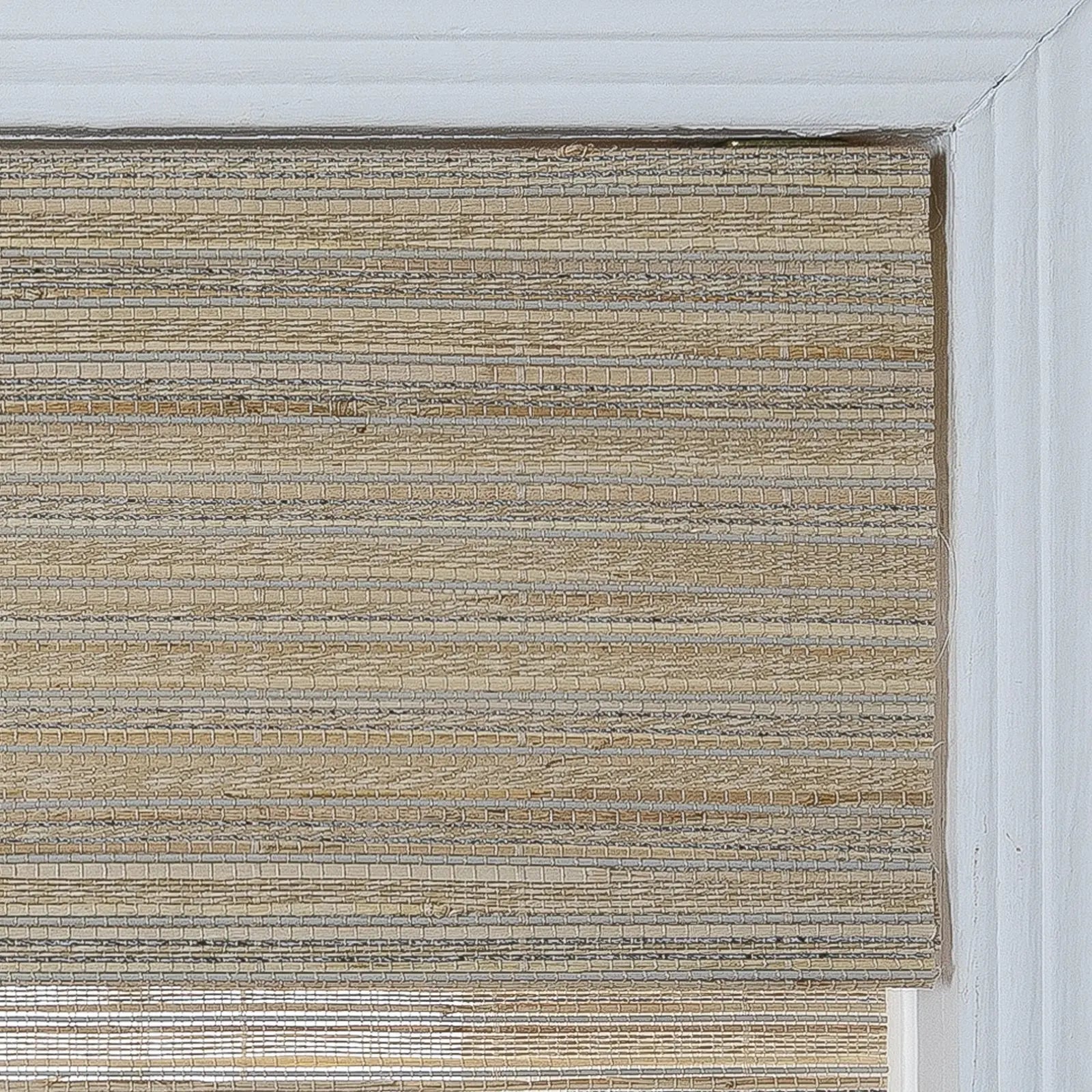 Rae Natural Ramie Flax Woven Wood Blinds - Series C-?-TWOPAGES CURTAINS