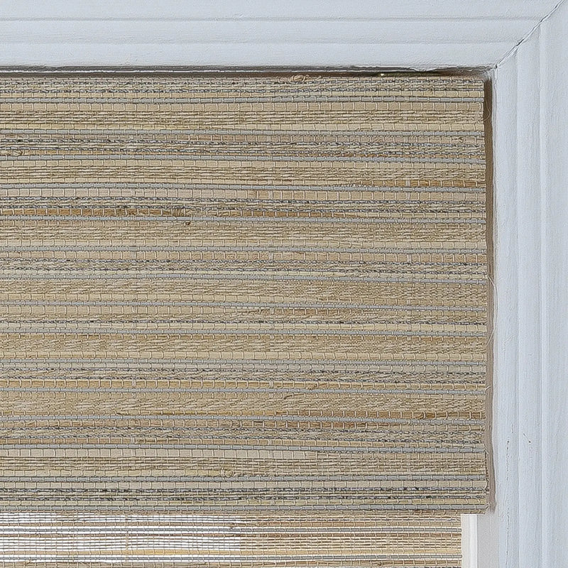 Rae Natural Ramie Flax Woven Wood Blinds - Series C-?-TWOPAGES CURTAINS