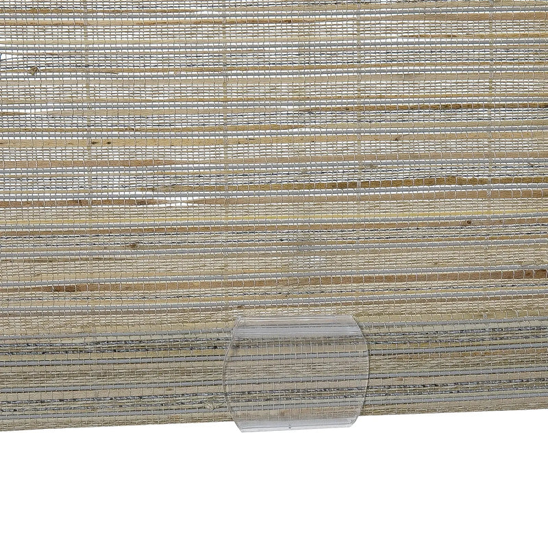 Rae Natural Ramie Flax Woven Wood Blinds - Series C-?-TWOPAGES CURTAINS