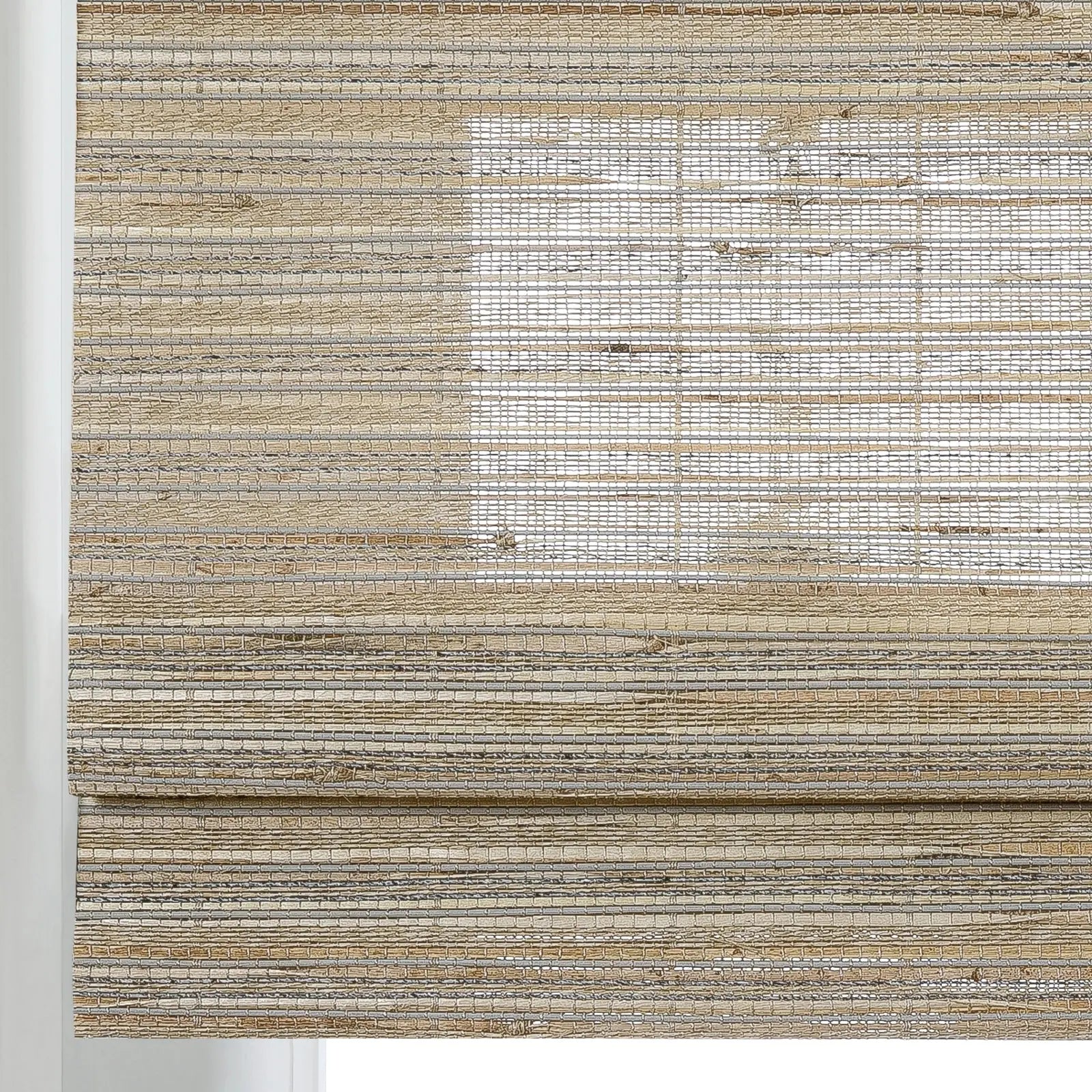 Rae Natural Ramie Flax Woven Wood Blinds - Series C-?-TWOPAGES CURTAINS