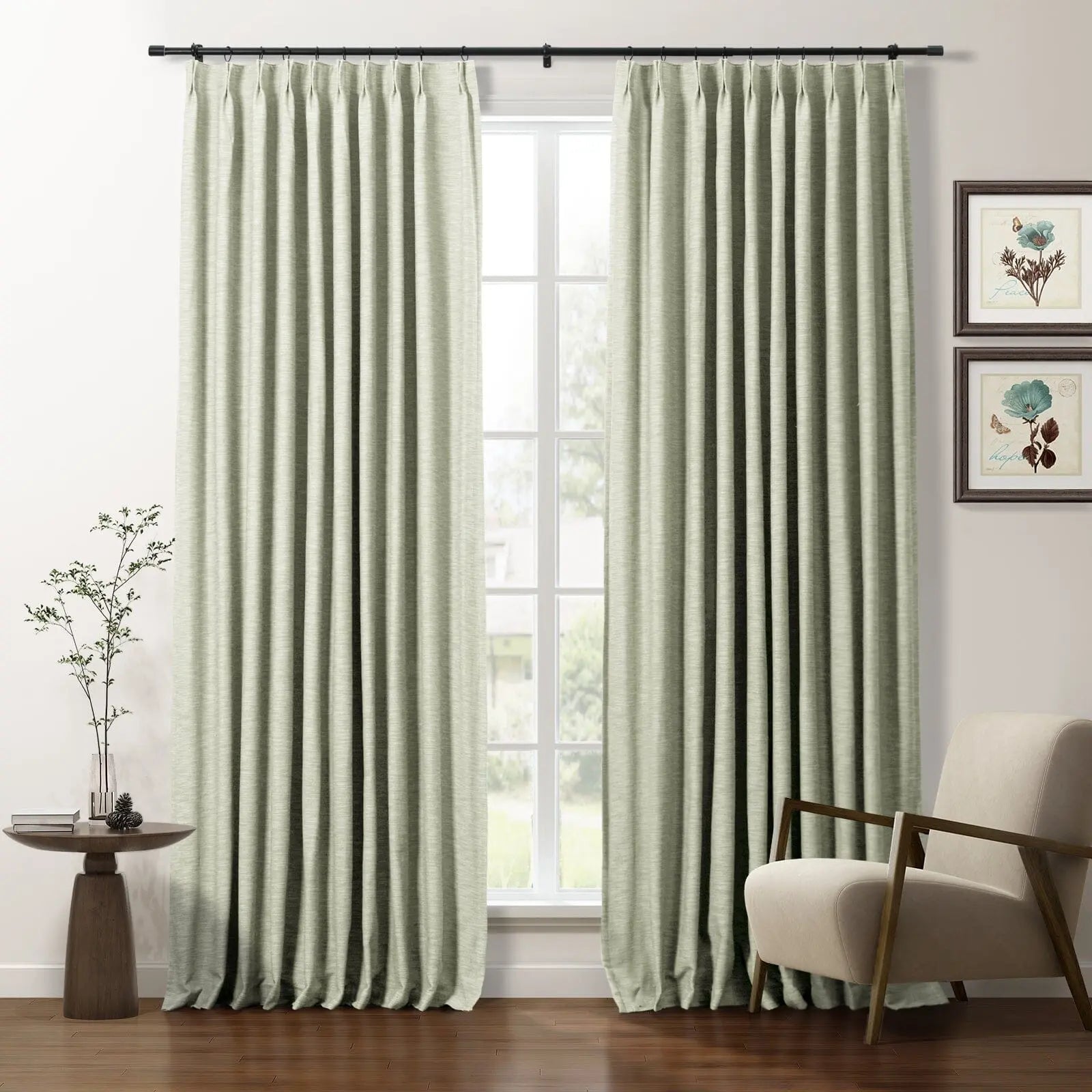 Cotton Blend Drapery Pleated | Cloe TWOPAGES