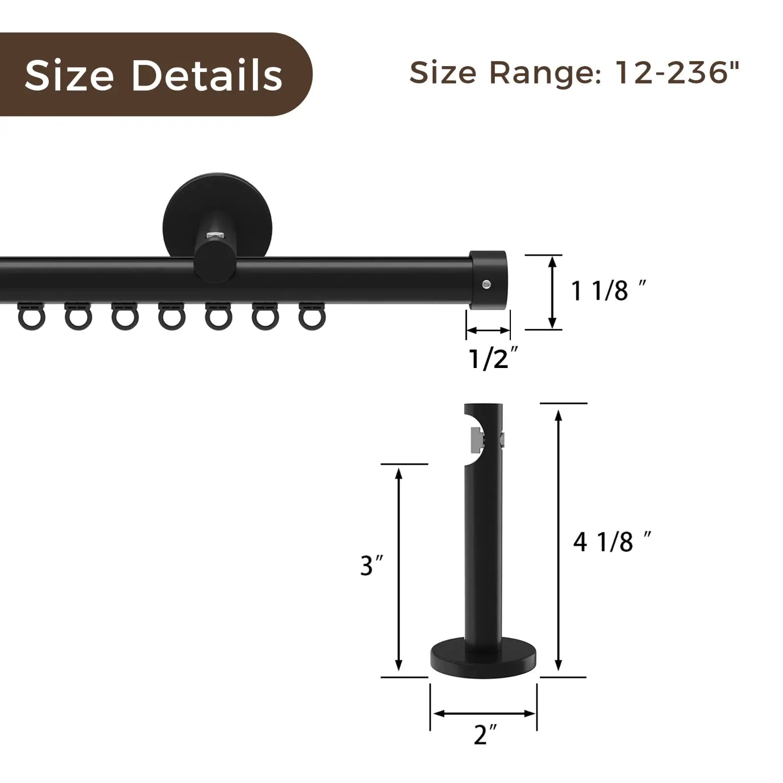 Gloria Single Traverse Curtain Rod?-TWOPAGES