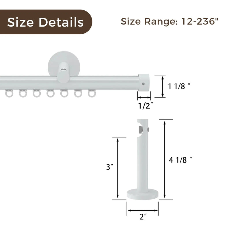 Gloria Single Traverse Curtain Rod?-TWOPAGES