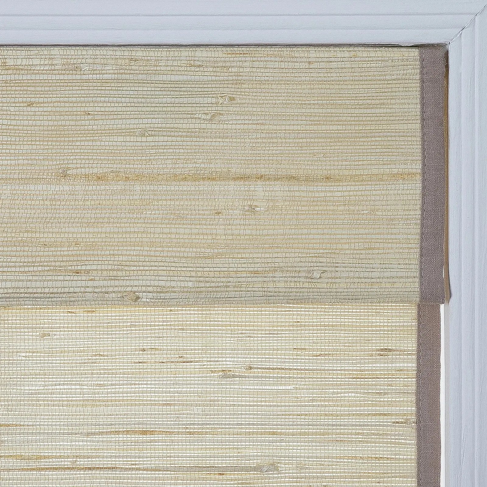 Rae Natural Ramie Flax Woven Wood Blinds - Series C-?-TWOPAGES CURTAINS