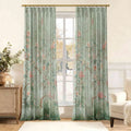 MS. MAVERICK MUSE x TWOPAGES Pastoral Printed Linen Cotton Pleated Curtains