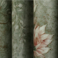 MS. MAVERICK MUSE x TWOPAGES Pastoral Printed Linen Cotton Pleated Curtains