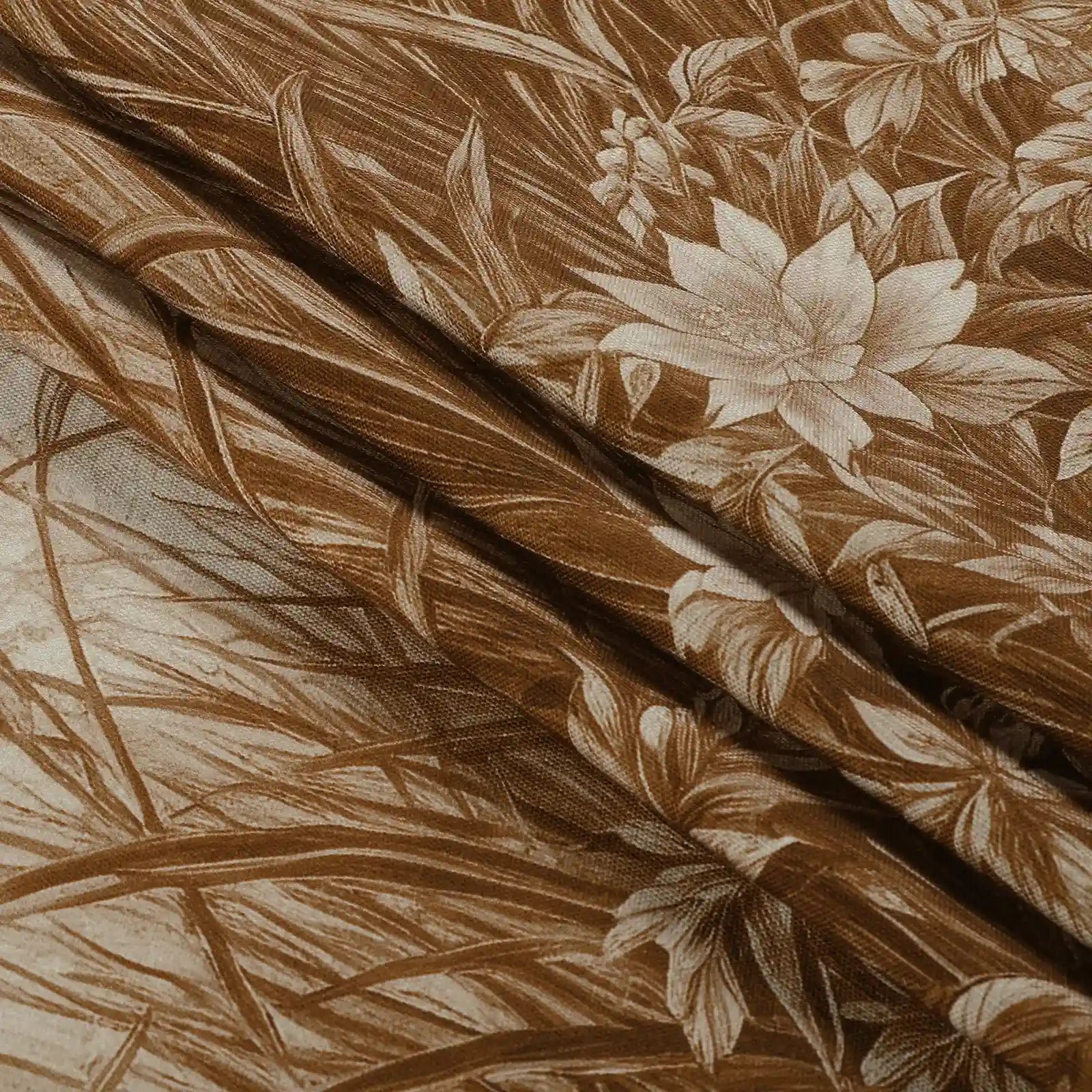 MS. MAVERICK MUSE x TWOPAGES Pastoral Printed Linen Cotton Pleated Curtains