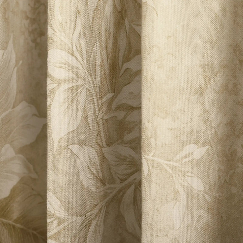 MS. MAVERICK MUSE x TWOPAGES Pastoral Printed Linen Cotton Pleated Curtains