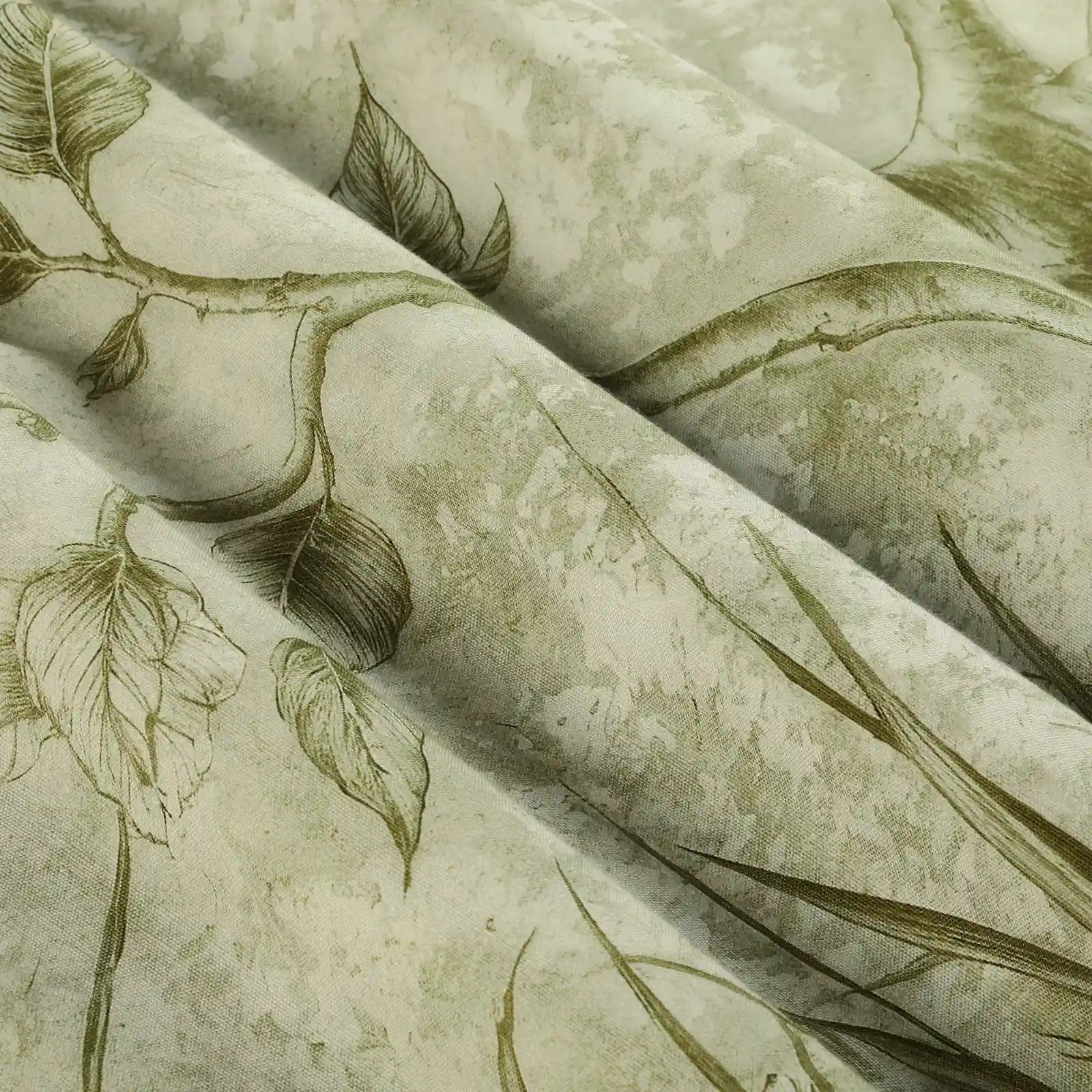 MS. MAVERICK MUSE x TWOPAGES Pastoral Printed Linen Cotton Pleated Curtains