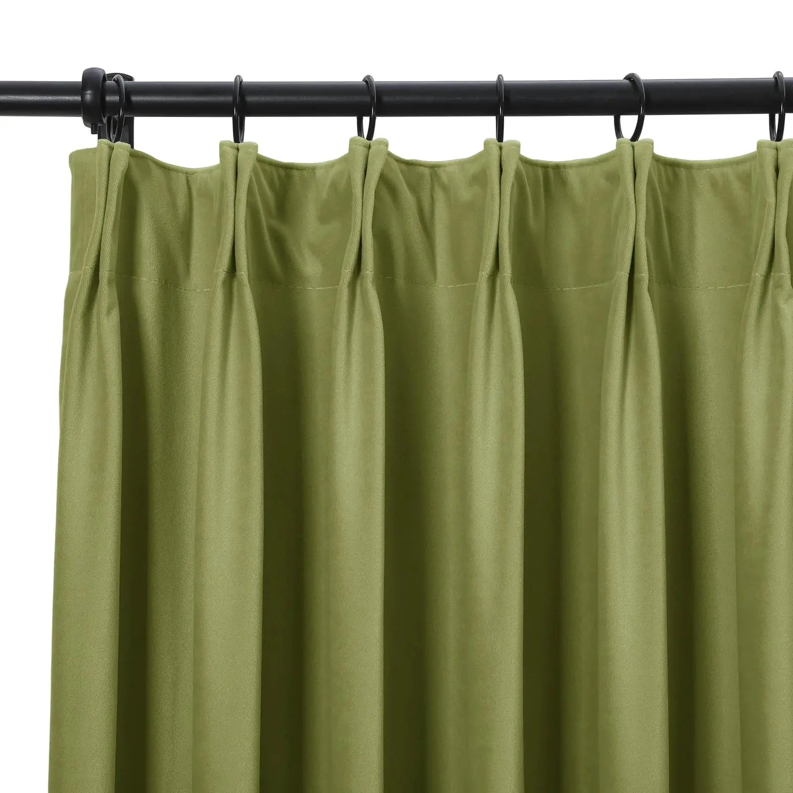 Tavis Premium Velvet Curtain Pleated-?-TWOPAGES