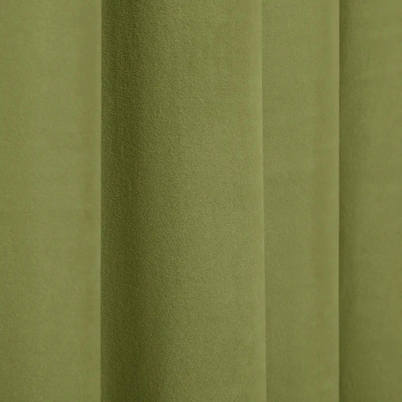 Tavis Premium Velvet Curtain Pleated-?-TWOPAGES
