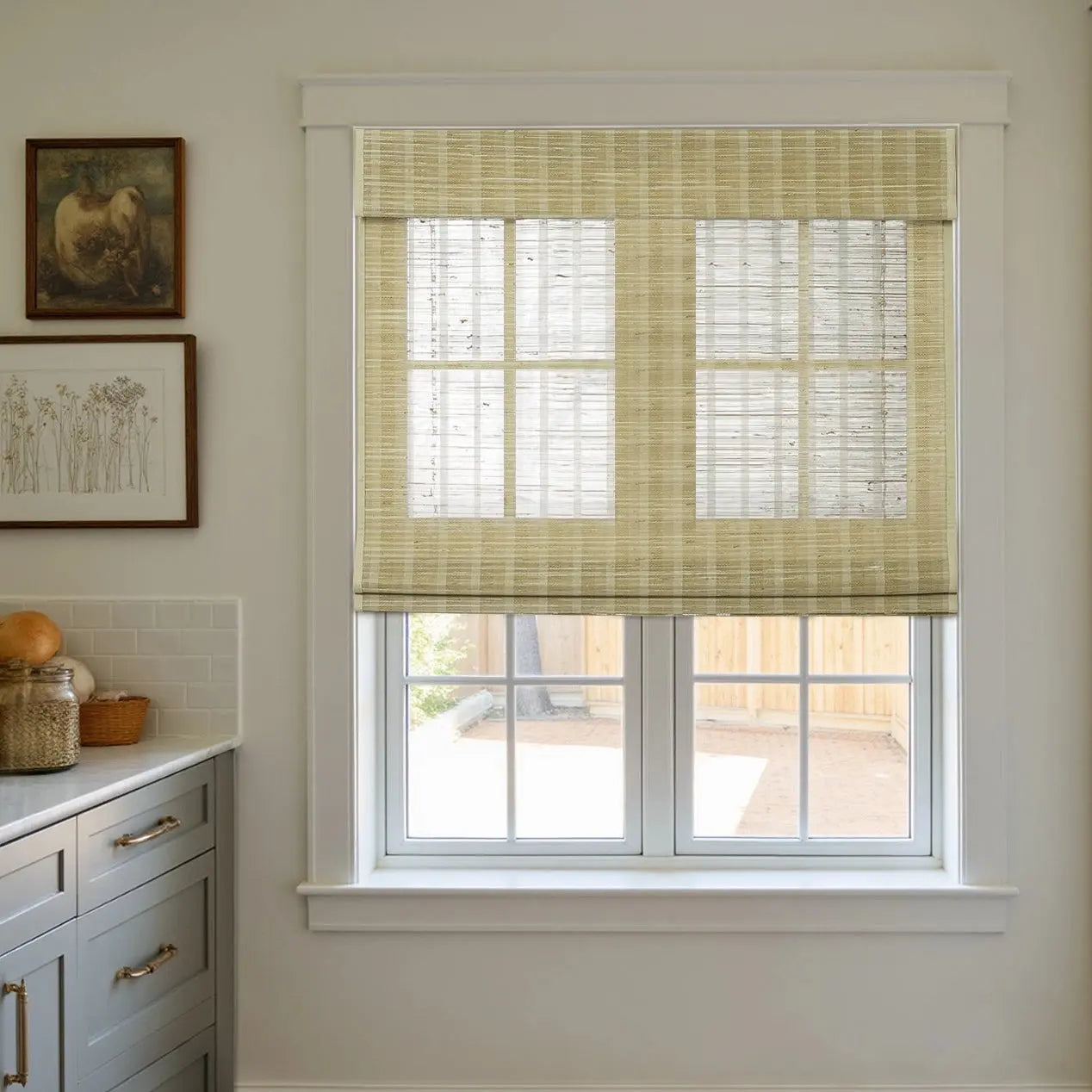 Rae Natural Ramie Bamboo Woven Blinds - Series P?-TWOPAGES CURTAINS