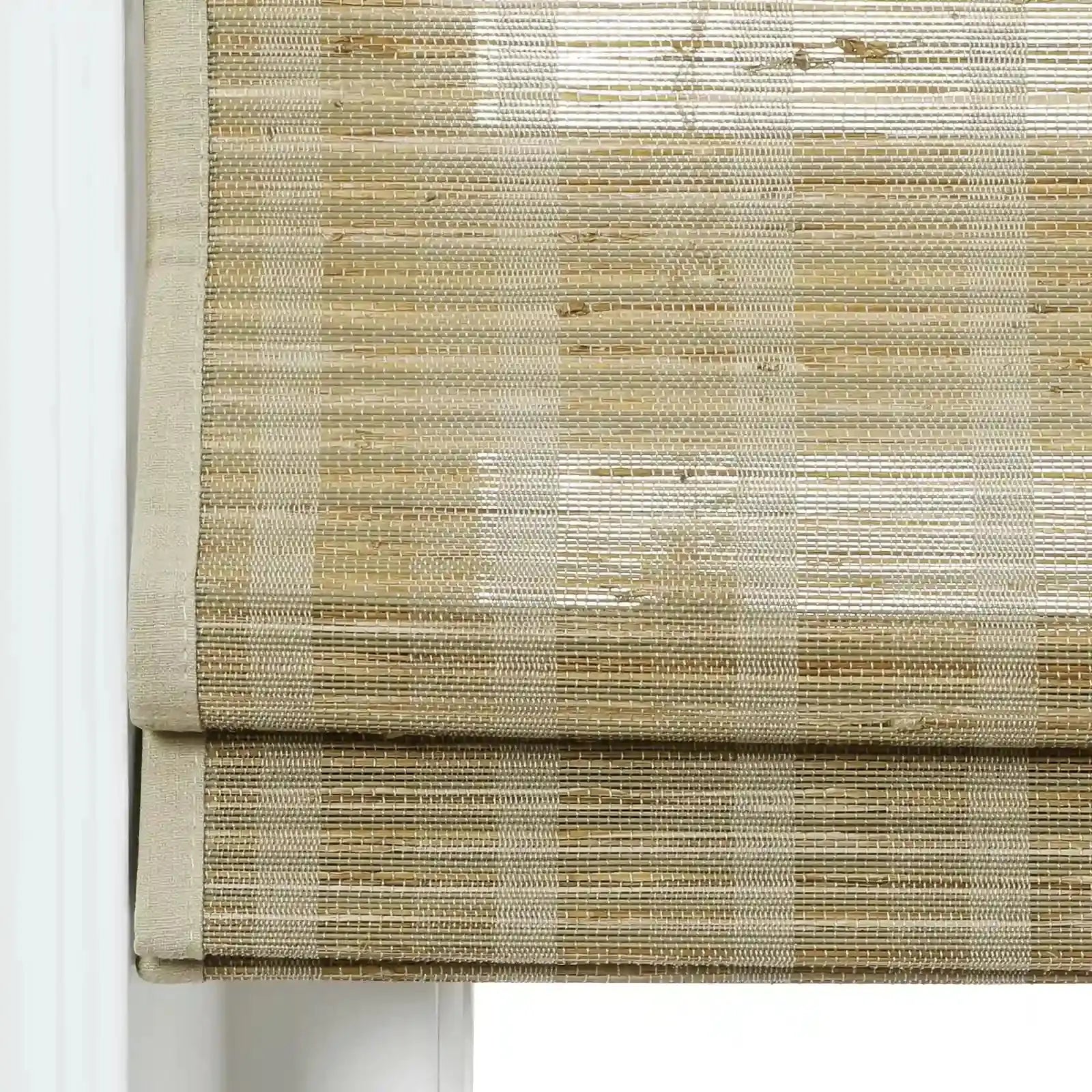 Rae Motorized Window Blinds Bamboo Woven - Series P?-TWOPAGES CURTAINS