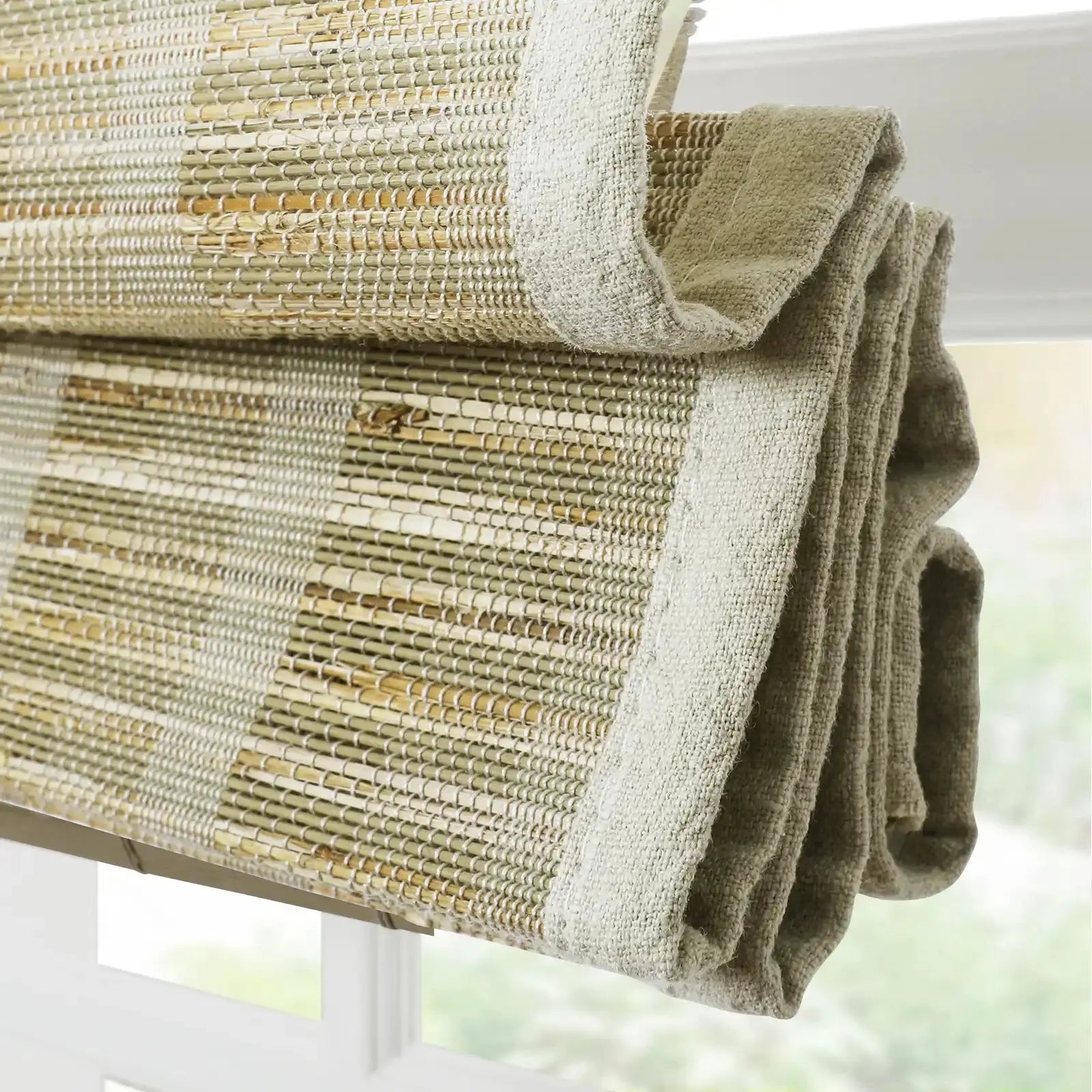 Rae Natural Ramie Bamboo Woven Blinds - Series P-?-TWOPAGES CURTAINS